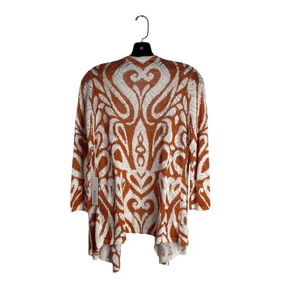Chico's Summer Romance Abstract Cardigan Size 0/S NWT - Picture 2 of 8